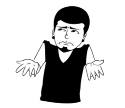 Humor man sticker #1138353