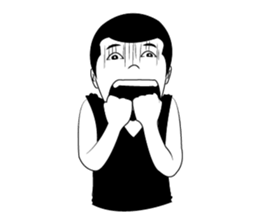 Humor man sticker #1138355