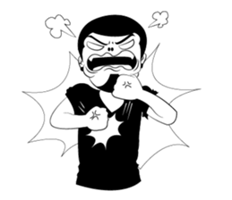 Humor man sticker #1138356