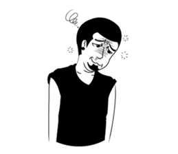 Humor man sticker #1138358