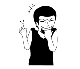 Humor man sticker #1138363