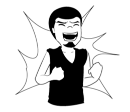 Humor man sticker #1138368