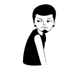 Humor man sticker #1138369