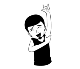 Humor man sticker #1138371