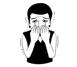 Humor man sticker #1138373