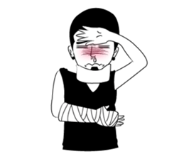 Humor man sticker #1138377