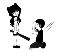 Humor man sticker #1138381