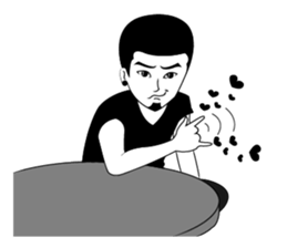 Humor man sticker #1138385