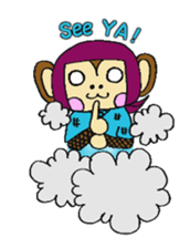 Ninja Monkey -Ninkey- sticker #1138469