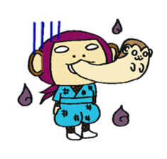Ninja Monkey -Ninkey- sticker #1138472