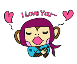 Ninja Monkey -Ninkey- sticker #1138479