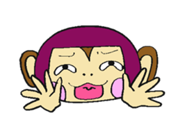 Ninja Monkey -Ninkey- sticker #1138482