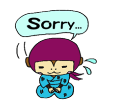 Ninja Monkey -Ninkey- sticker #1138487