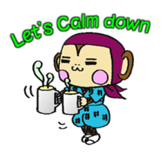 Ninja Monkey -Ninkey- sticker #1138490