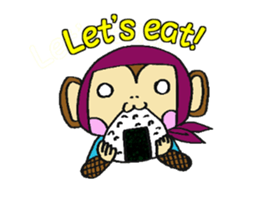 Ninja Monkey -Ninkey- sticker #1138493