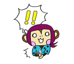 Ninja Monkey -Ninkey- sticker #1138497