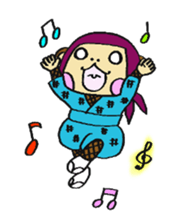 Ninja Monkey -Ninkey- sticker #1138499