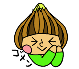 Onion Character sticker #1138681