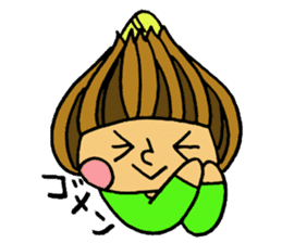Onion Character sticker #1138681
