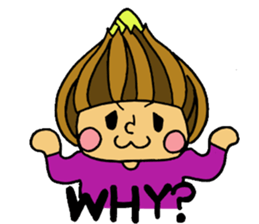Onion Character sticker #1138685