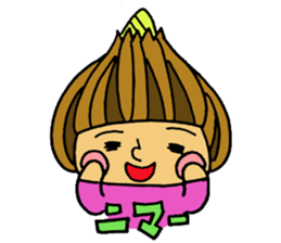 Onion Character sticker #1138688