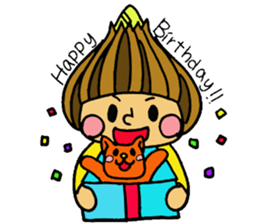 Onion Character sticker #1138689