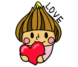 Onion Character sticker #1138691