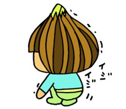 Onion Character sticker #1138693