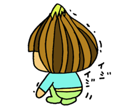Onion Character sticker #1138693
