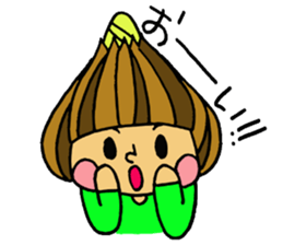 Onion Character sticker #1138698