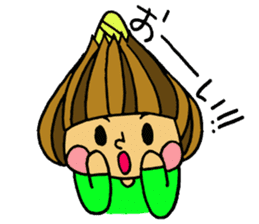 Onion Character sticker #1138698