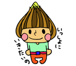 Onion Character sticker #1138703