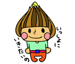 Onion Character sticker #1138703