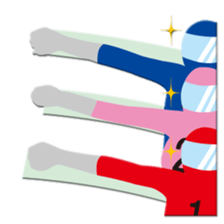 Popopopo-four consecutive sticker sticker #1139197