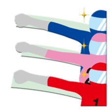 Popopopo-four consecutive sticker sticker #1139197