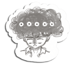 Rough-Sketched Shonentachi sticker #1139355