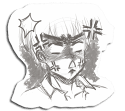 Rough-Sketched Shonentachi sticker #1139358