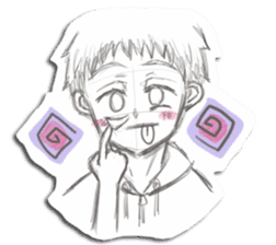 Rough-Sketched Shonentachi sticker #1139368