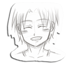 Rough-Sketched Shonentachi sticker #1139370