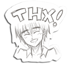 Rough-Sketched Shonentachi sticker #1139374