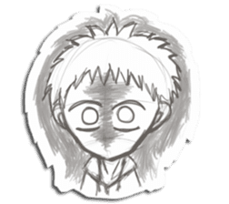Rough-Sketched Shonentachi sticker #1139379