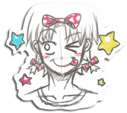 Rough-Sketched Shonentachi sticker #1139380