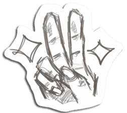 Rough-Sketched Shonentachi sticker #1139382