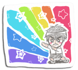 Rough-Sketched Shonentachi sticker #1139385