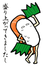 Sushijin Sticker Vol.2~squid and salmon~ sticker #1139631