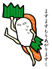 Sushijin Sticker Vol.2~squid and salmon~ sticker #1139634