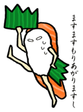 Sushijin Sticker Vol.2~squid and salmon~ sticker #1139634