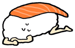 Sushijin Sticker Vol.2~squid and salmon~ sticker #1139665