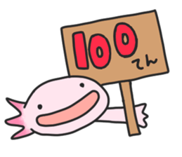 Axolotl sticker #1139675
