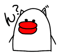 Lips man sticker #1139776